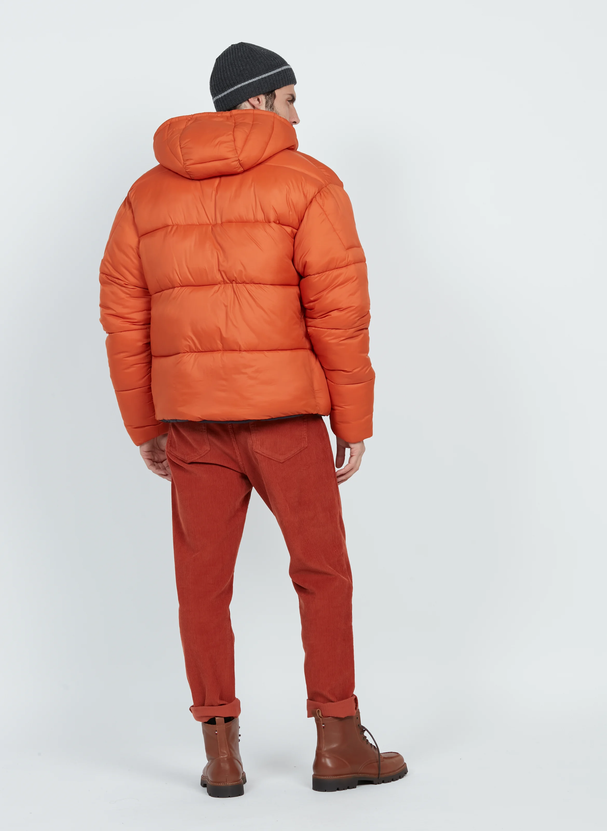JACQUOT - Pantalon en coton côtelé | Orange
