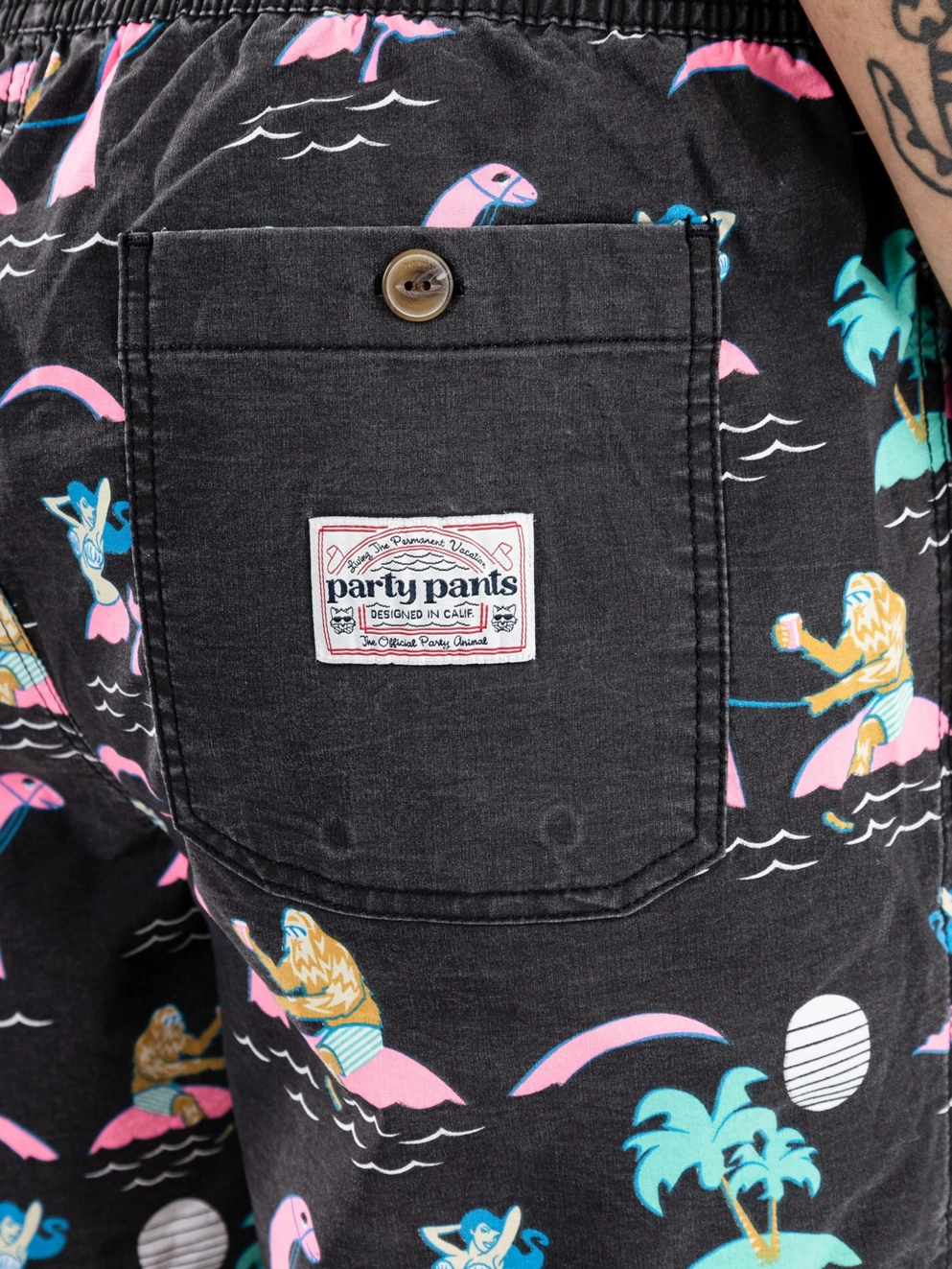 Party Pants Beerlieve Boardshorts black
