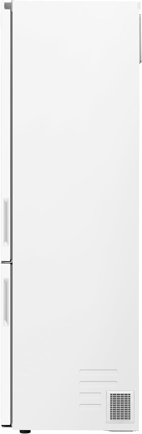 LG GBP62SWNAC, Klasse A, 384 L, Kühl-/ Gefrierkombination, Frische Features, Kühlschrank mit Gefrierfach und Innendisplay, DoorCooling+, LINEARCooling, 59,5 x 203 x 67,5 cm ꟷ Super White