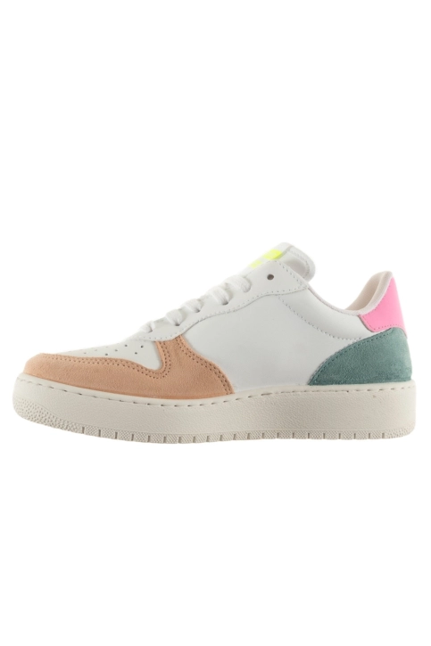 Baskets basses victoria madrid serraje multicolor 42 rosa