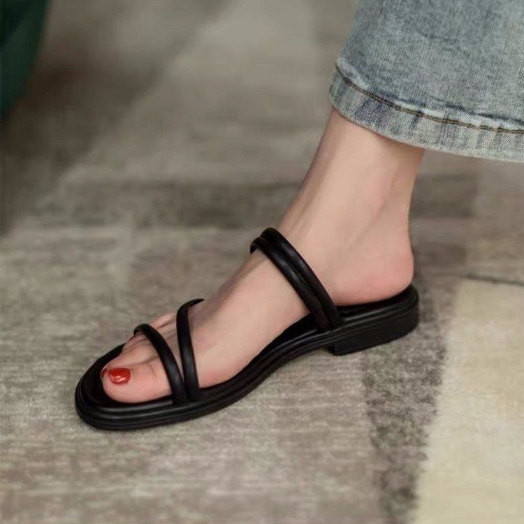 Vindler - Platte sandalen met bandjes
