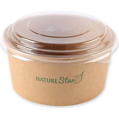 Bol à salade Caesar, rond, 1.000 ml, marron