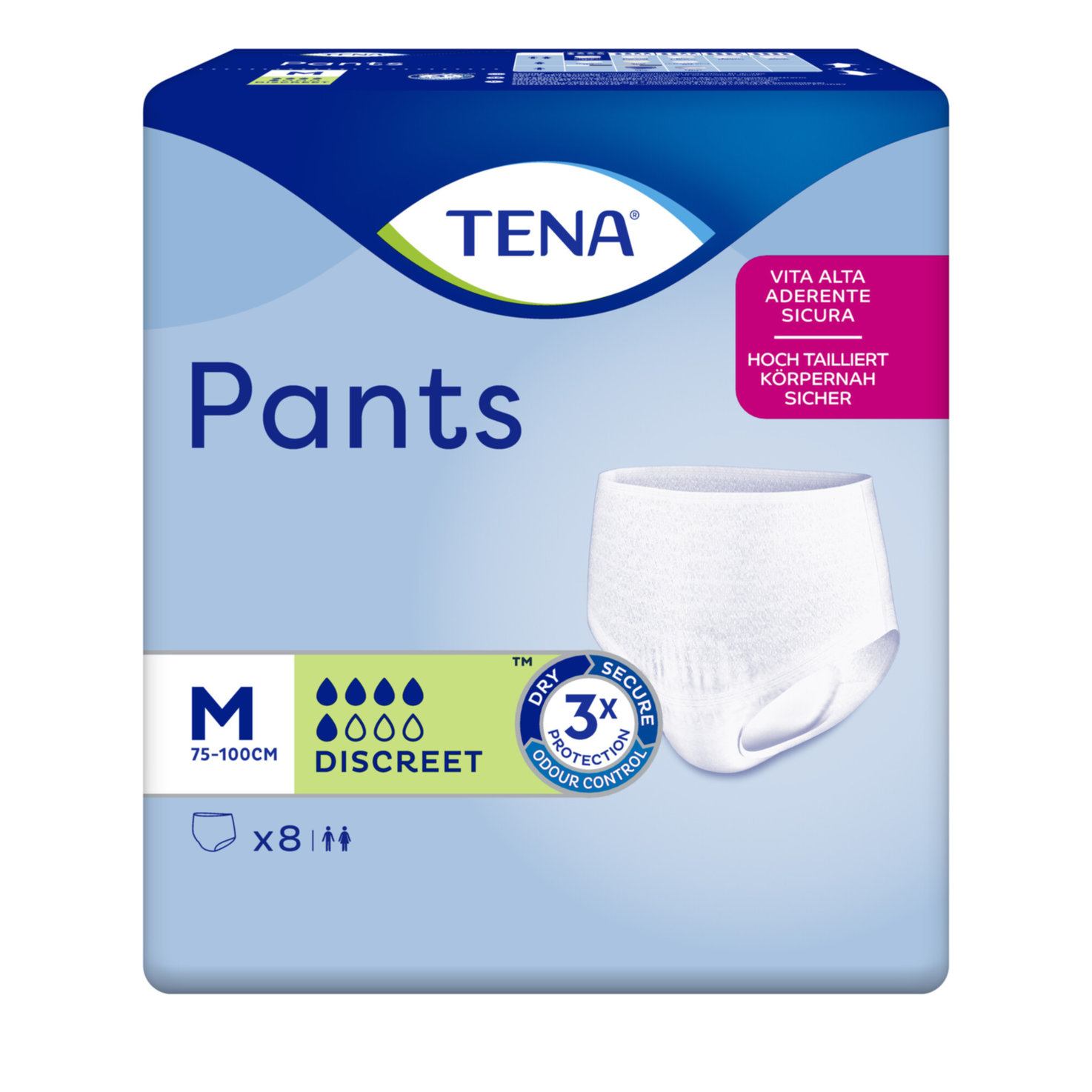 Tena Inkontinenz-Pants Discreet Medium 8 Stück