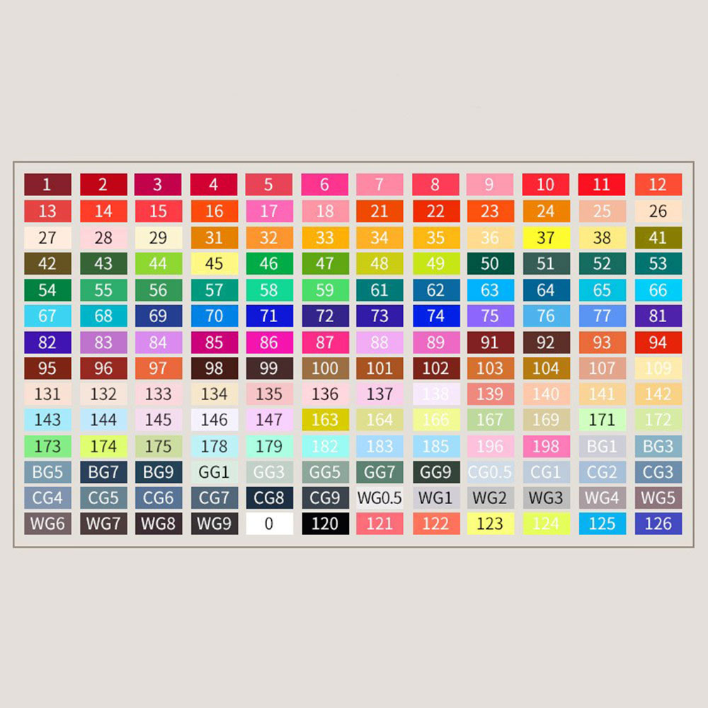 (168er Set) Wasserfeste Acryl Filzstifte Touch Sweet Permanent Marker Doppelspitz Mal Stifte   Tragetasche mit Umhängegurt