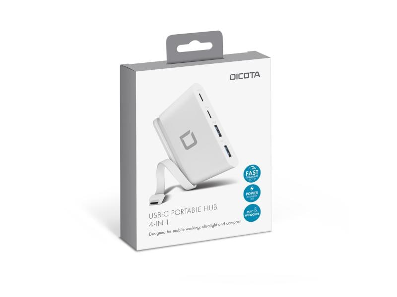 DICOTA USB-Hub USB-C Portable 4-in-1 Portables 4-in-1 Hub