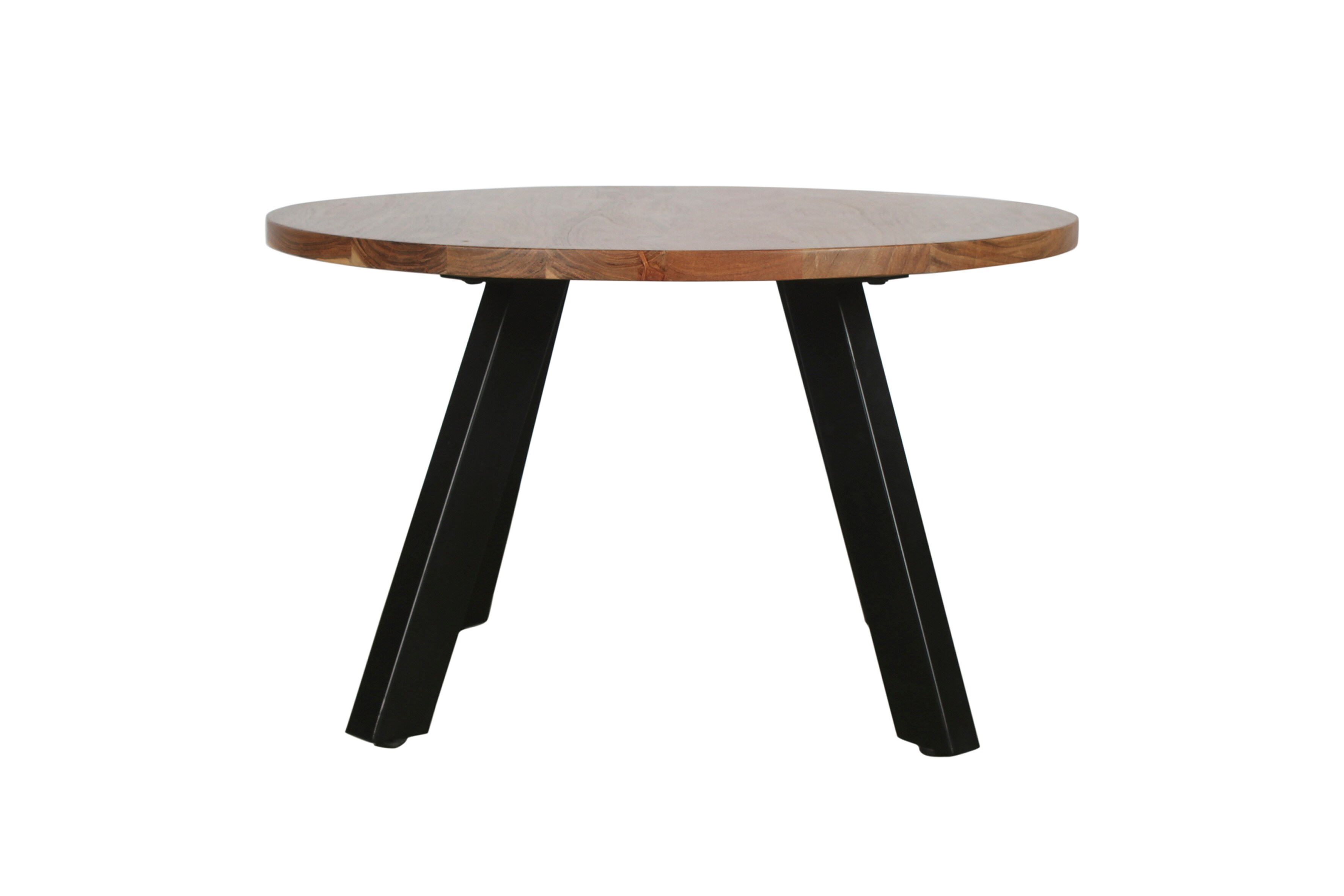 byLIVING Couchtisch LARA, Breite 75 cm, Akazie natur/schwarz
