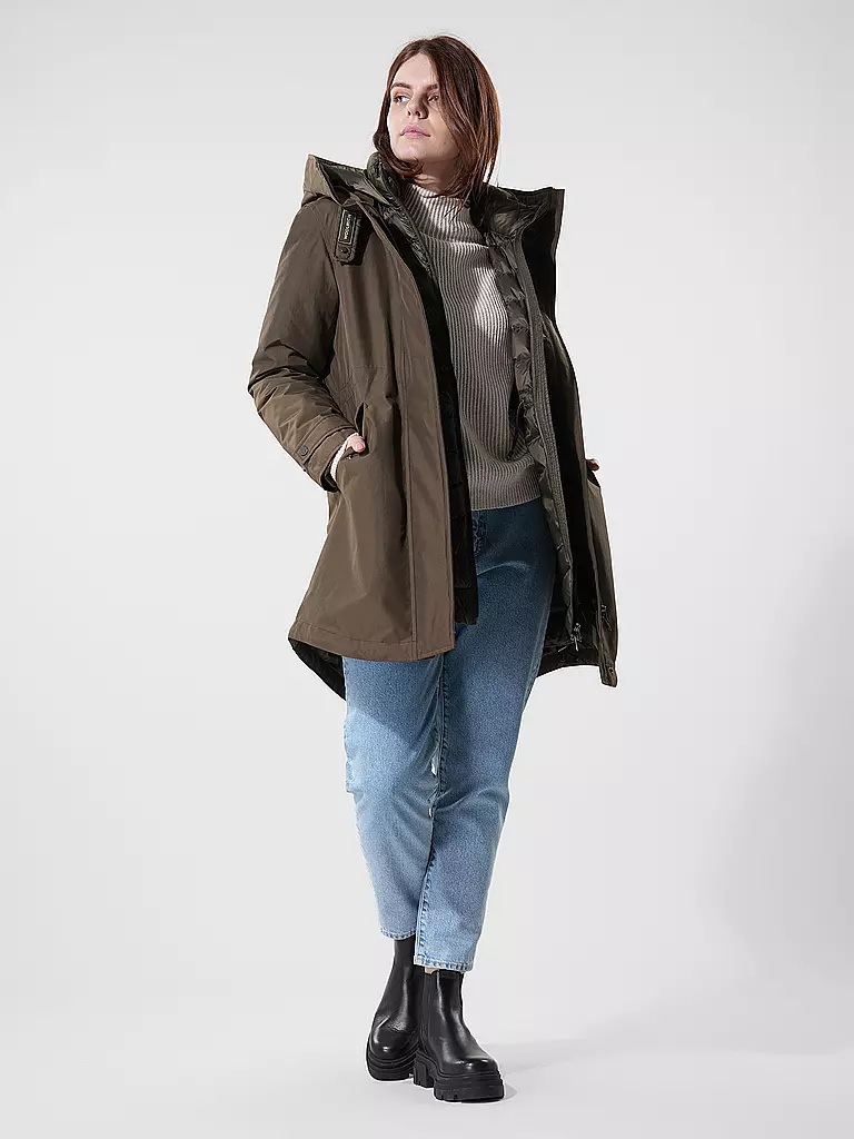 WOOLRICH Parka dunkelgrün