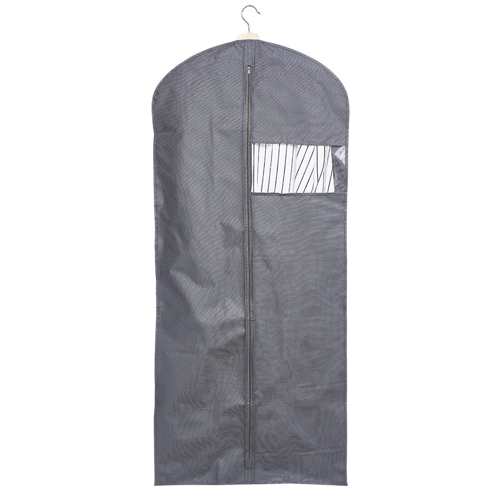 Housse pour vêtement 60x135 cm gris