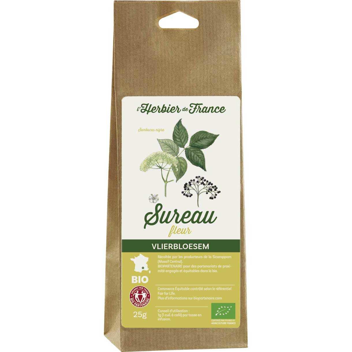 Infusion de fleurs de sureau bio