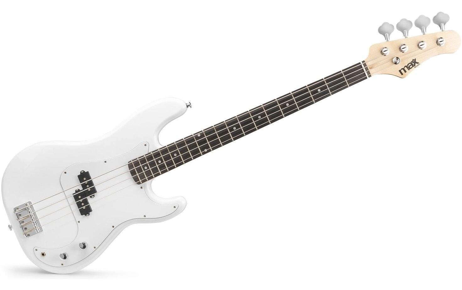 E-Bass GigKit Weiss<br>Bass Gitarrenset