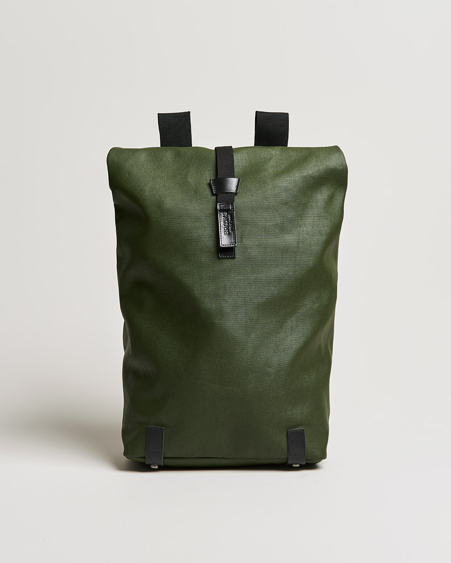 Brooks England Pickwick Cotton Canvas 26L Backpack Forest