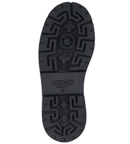 Versace Støvler - Chelsea Calf - Blåck/Palladium
