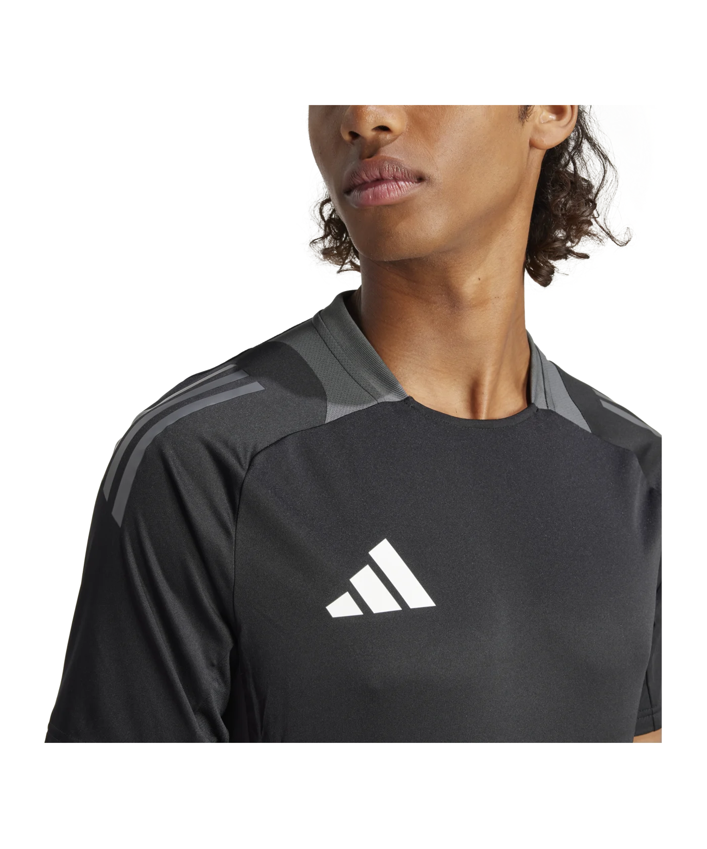 adidas Tiro 24 Comp Training Trikot Schwarz Grau