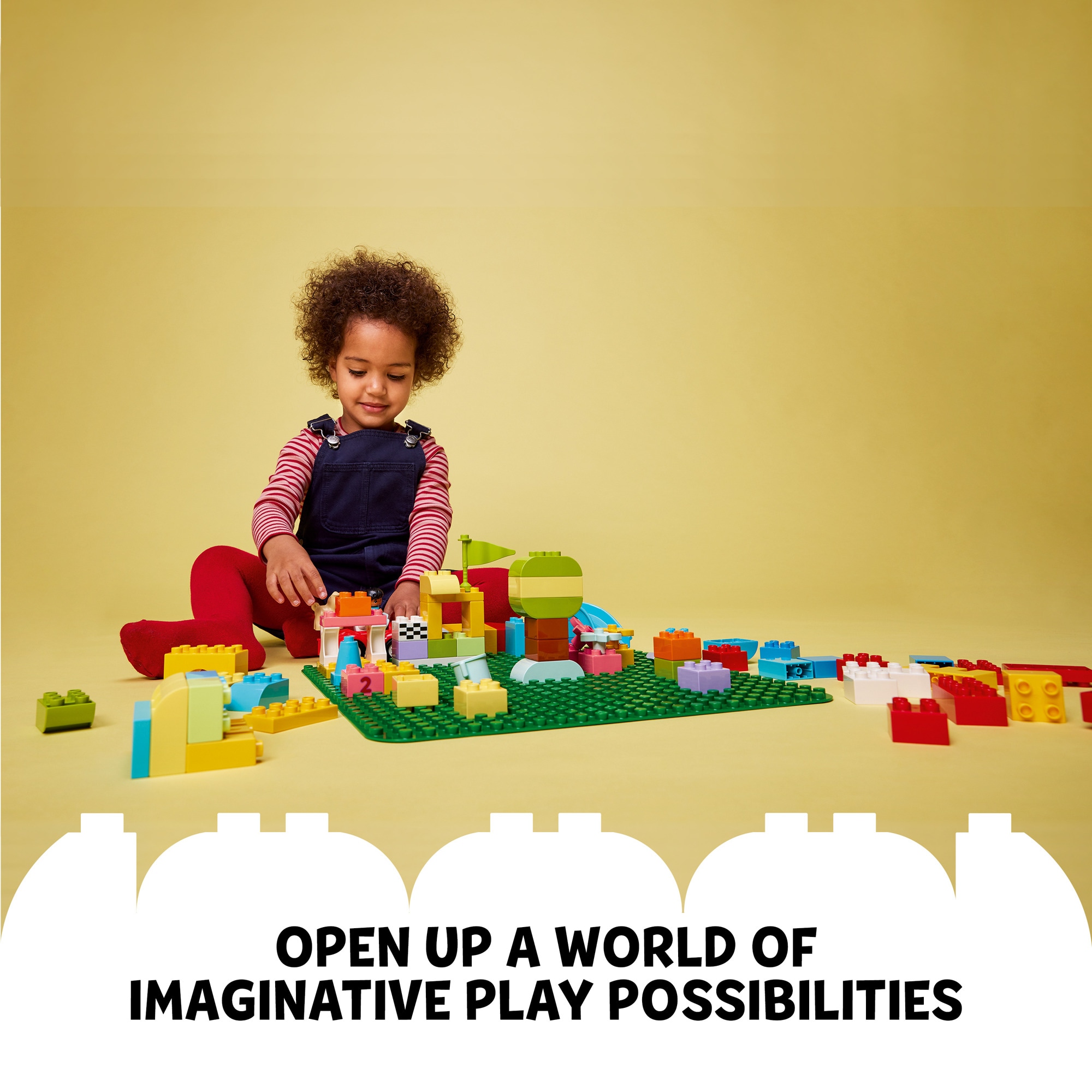 LEGO Konstruktionsspielzeug DUPLO Bauplatte in Grün