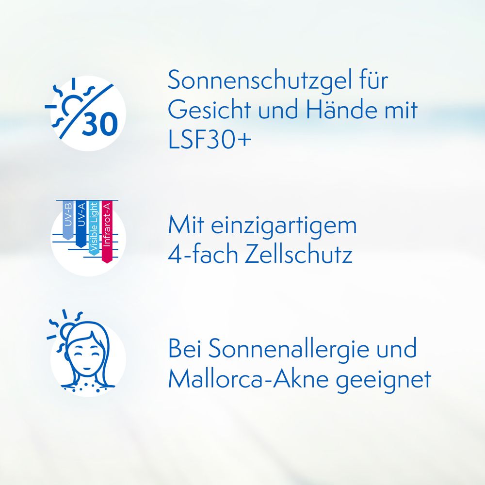 Ladival® Allergische Haut Sonnenschutz Gel für Gesicht und Hände LSF30+