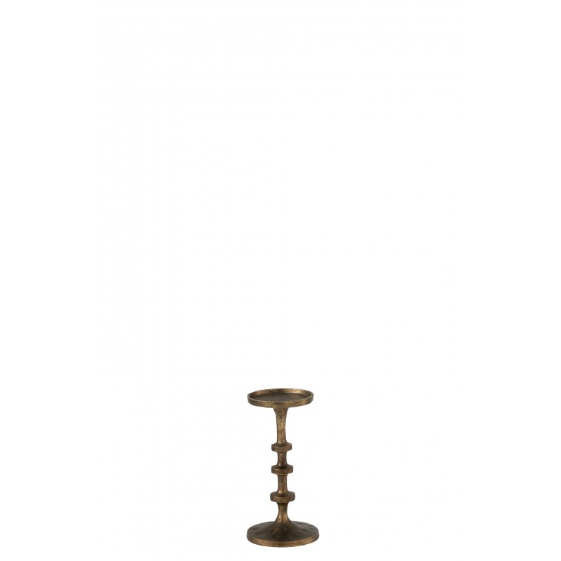 Chandelier en métal bronze 13x13x25cm