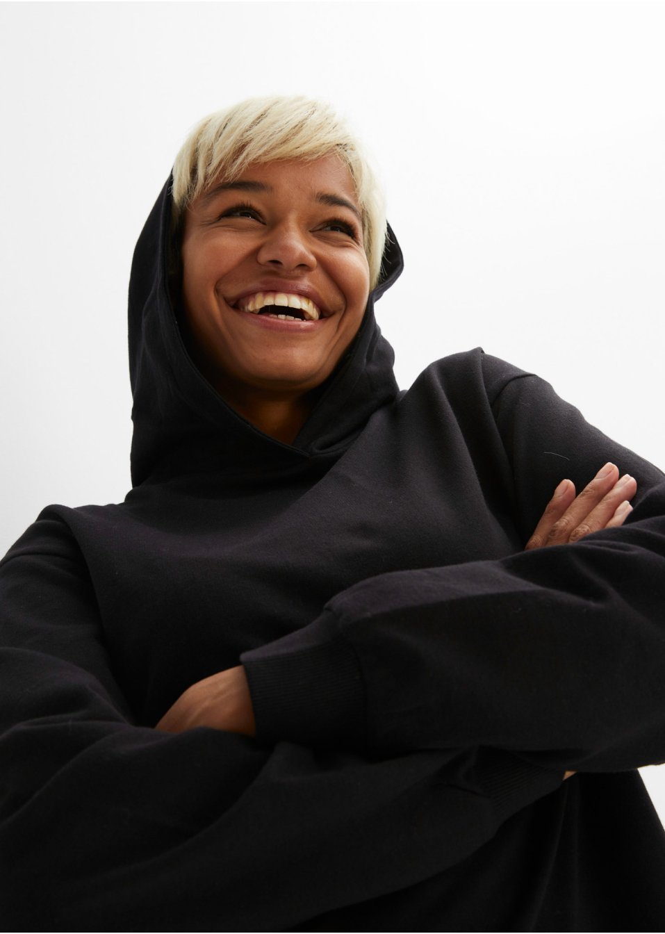 Sweat-shirt avec empiècement jupe