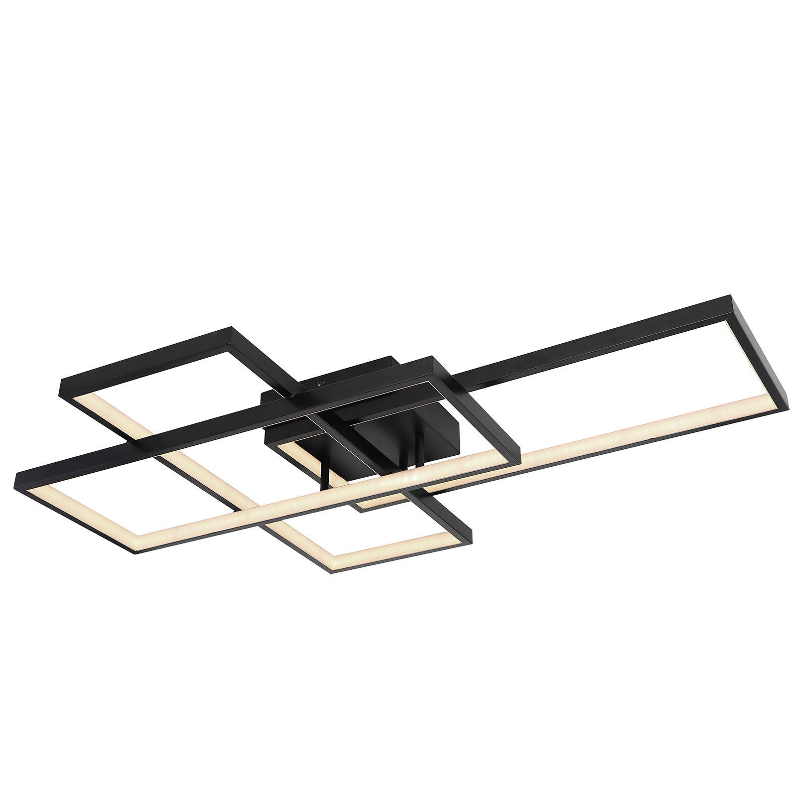 LED-Deckenleuchte - schwarz - dimmbar - SmartHome