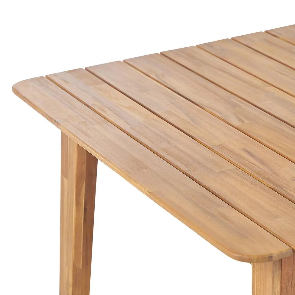 FORNELLI - Tuinset voor 6 - Lichte houtkleur - Acaciahout