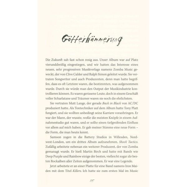 Heyne Verlag Bruce Dickinson What Does