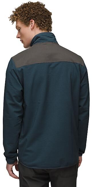PRANA - POLAIRE 1/2 ZIP GRIDLOCKED FLEECE 1/4 ZIP M