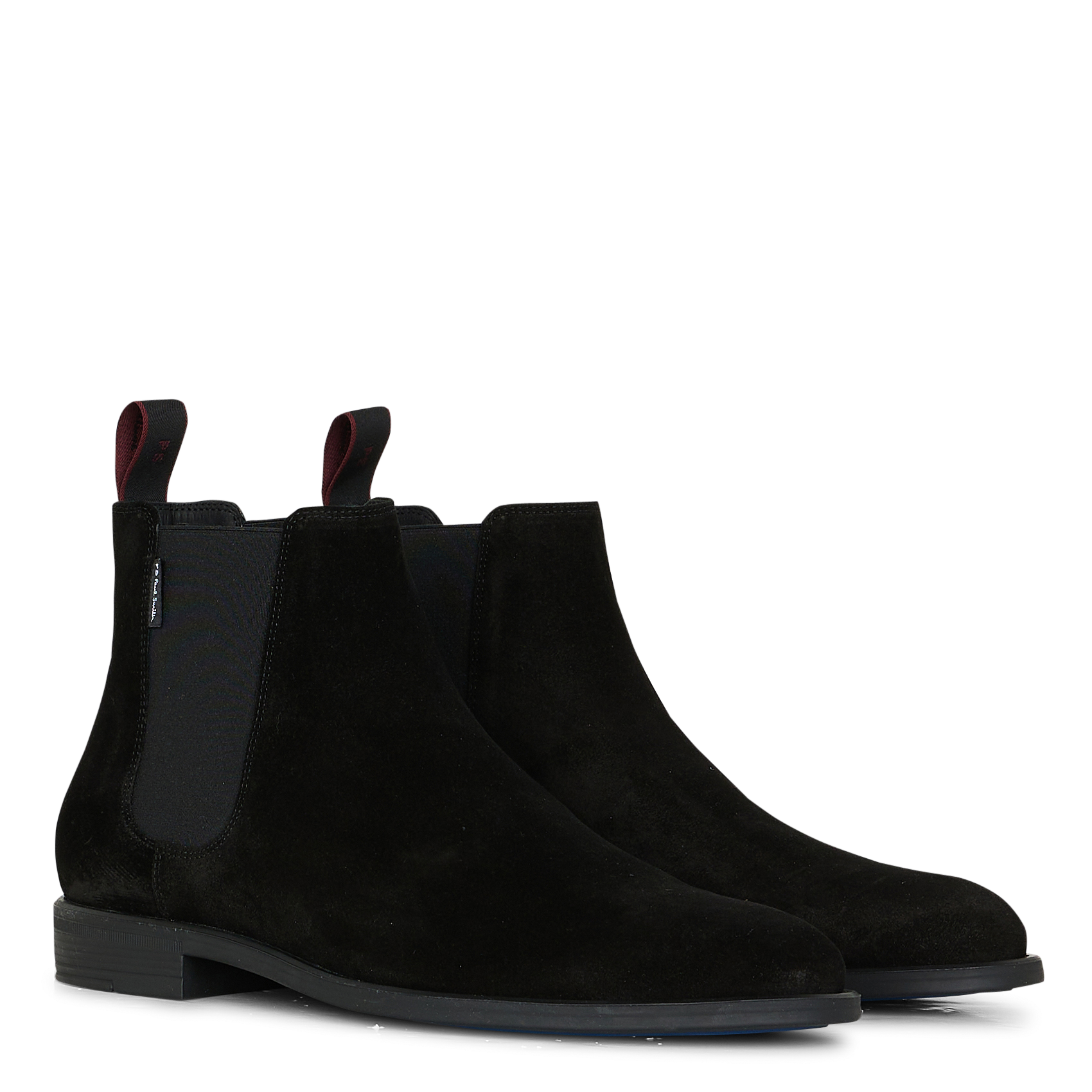 Chelsea boots en cuir velours | Noir