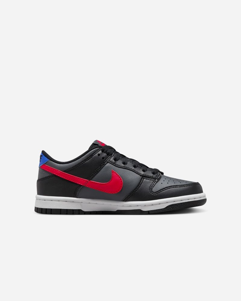 Chaussures Nike Dunk Low Noir & Rouge pour enfant