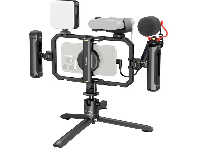 Smallrig All-in-One-Videokit für Smartphone-Entwickler Pro Eine professionelle Komplettlösung für Videoaufnahmen mit Mobiltelefonen