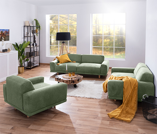 Sofa 2,5-Sitzer »Penelope«, moosgrün