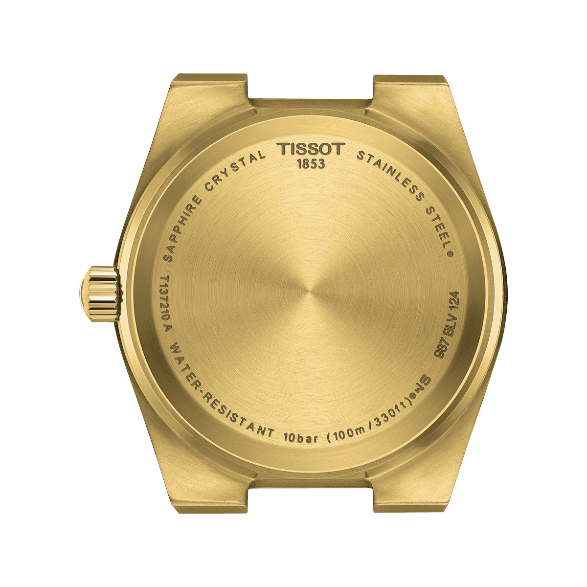 Montre TISSOT mixte bracelet acier doré jaune