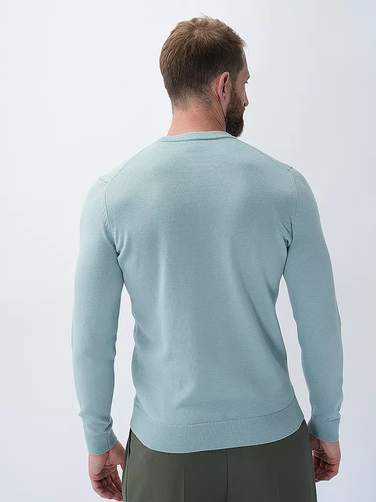 HUGO Pullover SAN CASSIUS hellblau