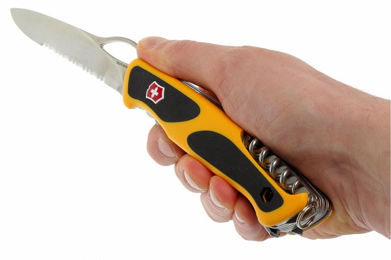 Victorinox Rangergrip Boatsman geel-zwart 0.9798.MWC8 Zwitsers zakmes