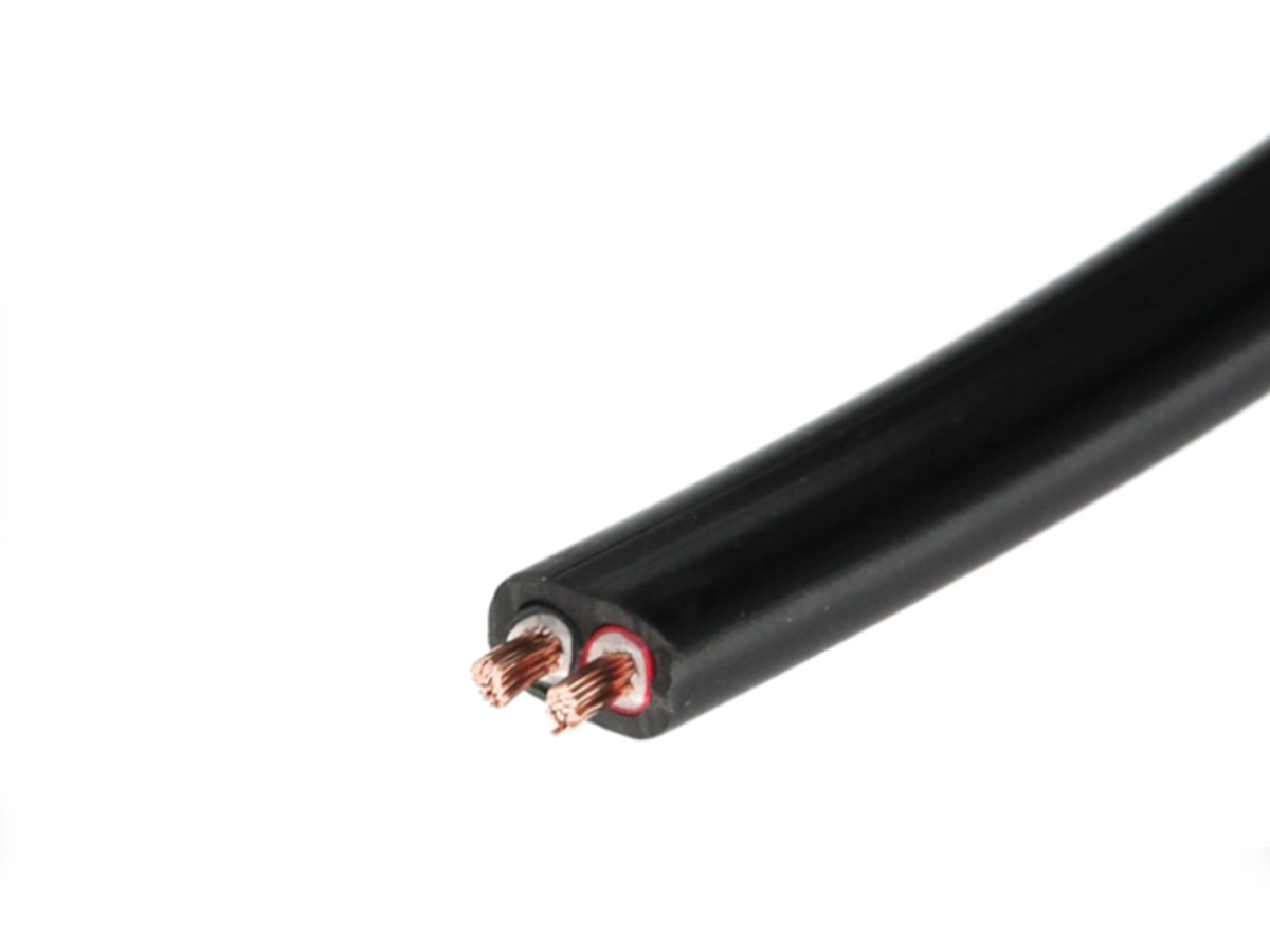 BBA 5 meter lange 2-aderige kabel - 2 x 0,75 mm²