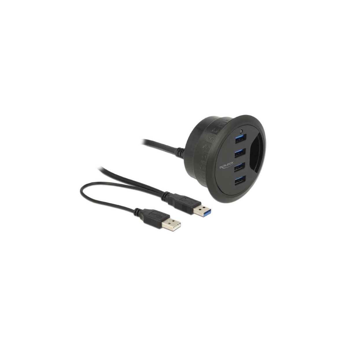 Delock In-Desk Hub 4 Port USB 3.0