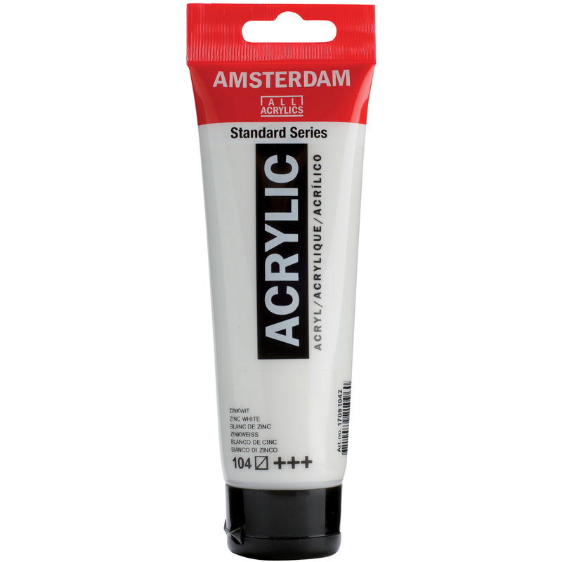 Amsterdam Acrylfarbe, 120 ml, zinkweiss, 1 Stück