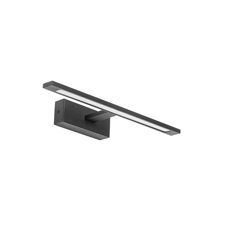 Moderne wandlamp zwart 41,5 cm incl. LED IP44 - Jerre