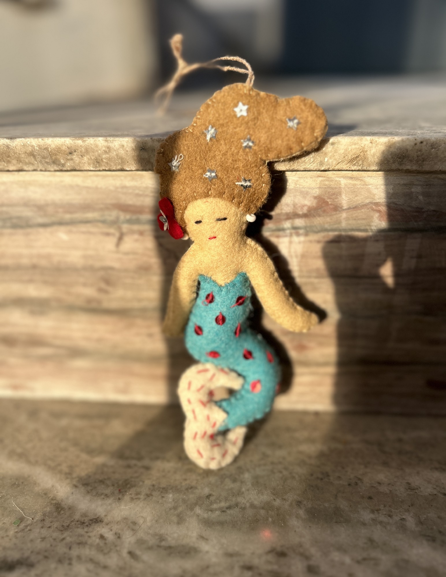 Anhänger 'Meerjungfrau', blau, multicolor, H 16,5 cm günstig bestellen