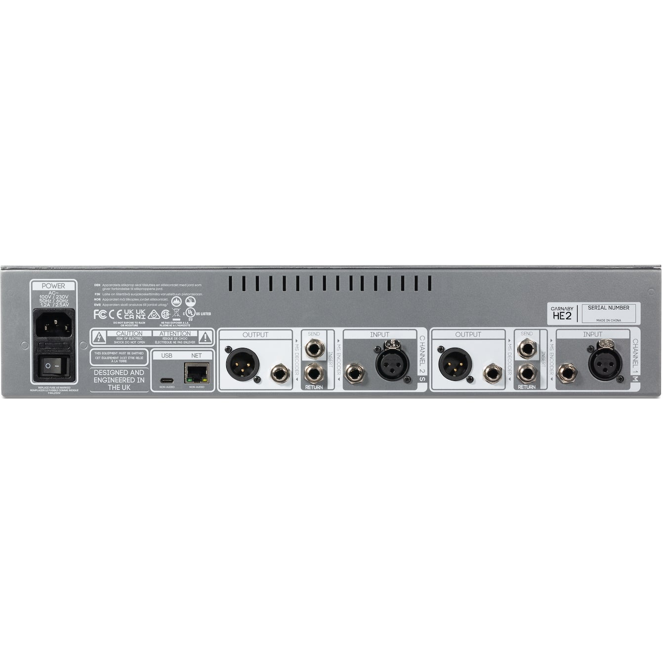 Cranborne Audio Carnaby HE2 2-kanaals parametrische equalizer