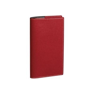 Quo Vadis Club 17 - Répertoire carnet d'adresses 8,8 x 17 cm - ligné - rouge