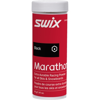 Swix Marathon Black Powder, 40g Gleitwachs