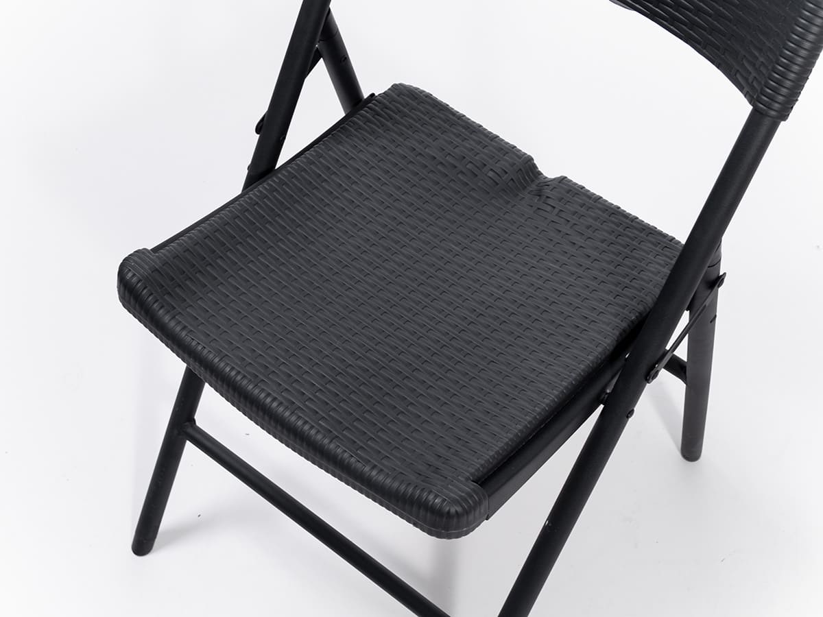 Skandika Masi set van 4 klapstoelen - Black