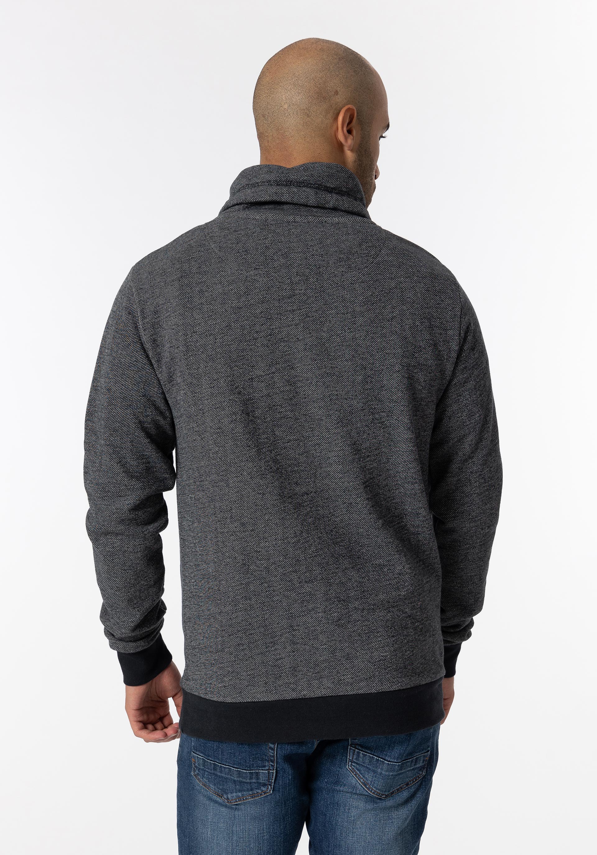 Sweatshirt com Decote Envolvente