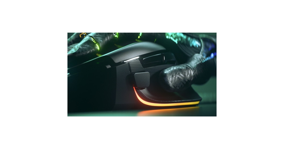 RazerBasilisk V3 gaming muis  (Zwart, 26.000 dpi, RGB leds)