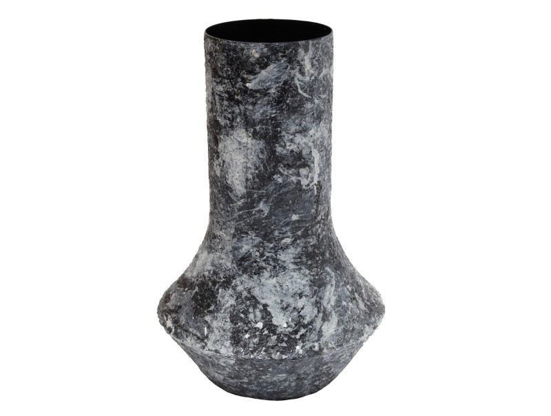 Vase Mosaic Marble PT4352BK Black