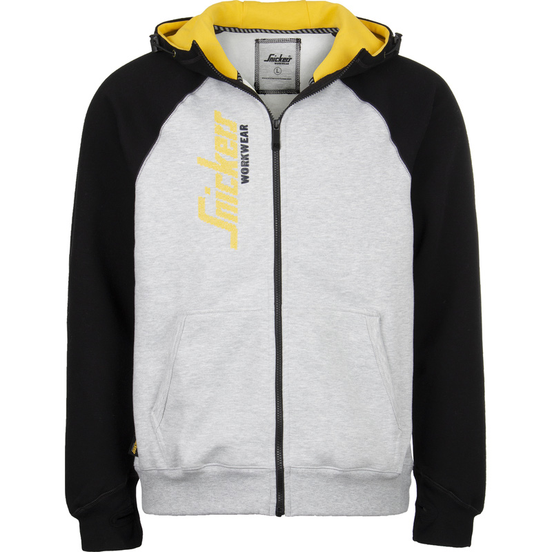 Snickers hoodie met rits 2888 XL grijs