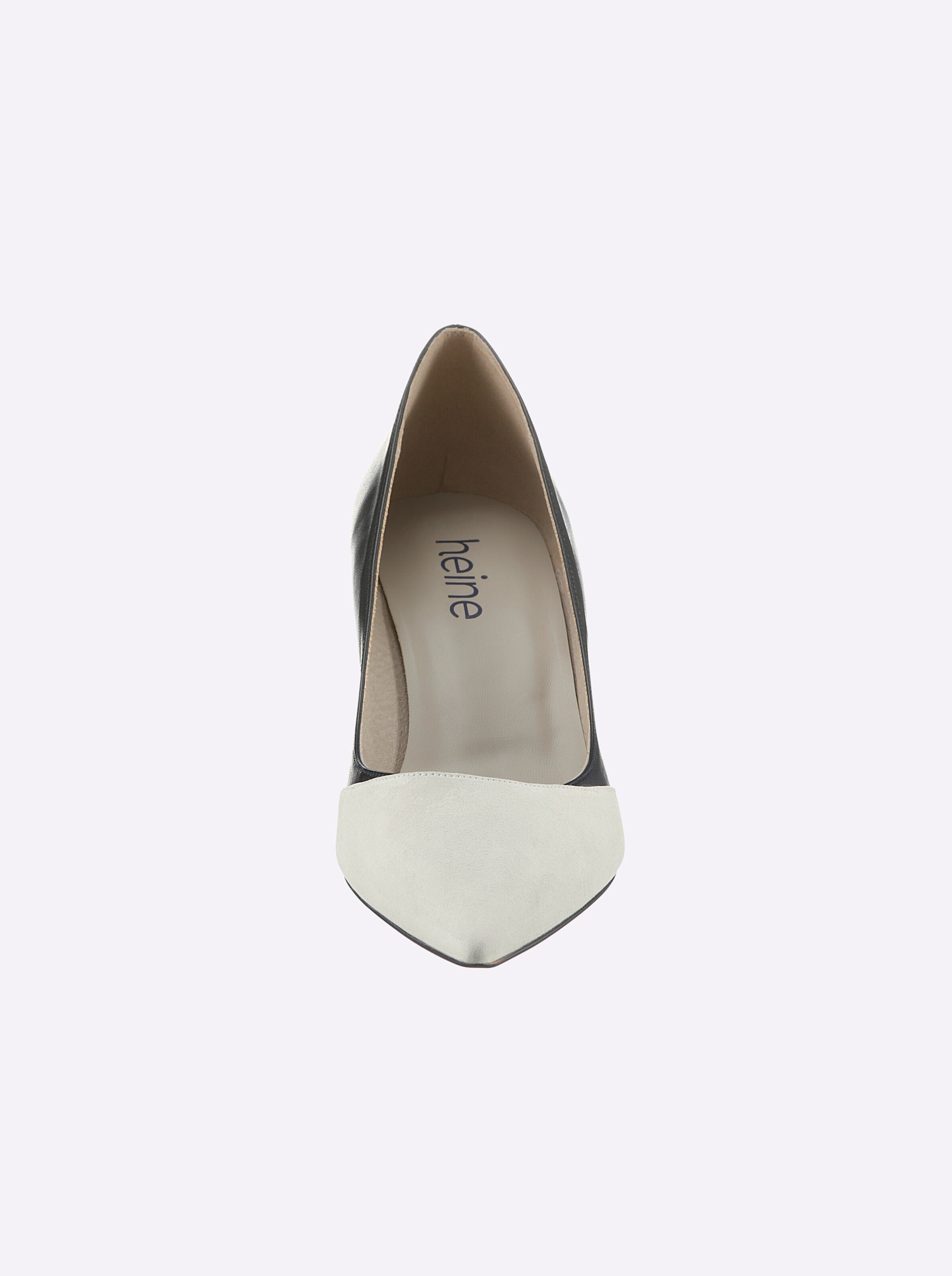 heine Pumps in champagner-schwarz