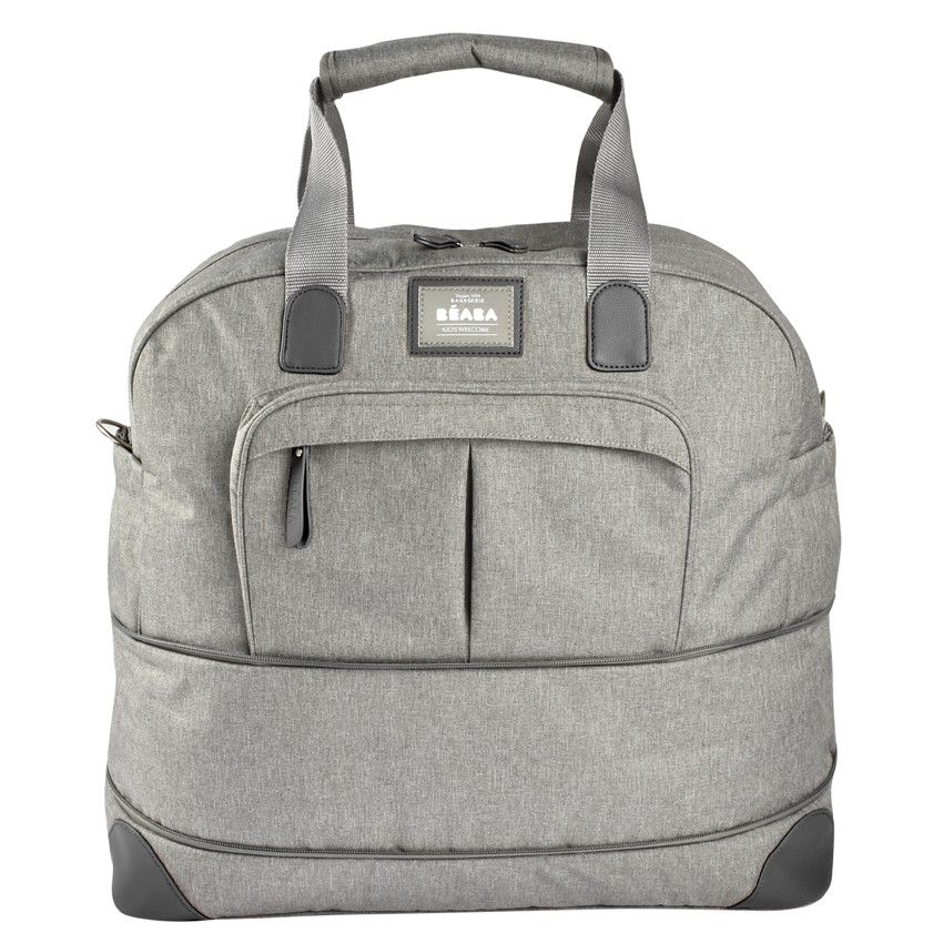 Sac voyage Amsterdam II Gris Chiné - Ecru
