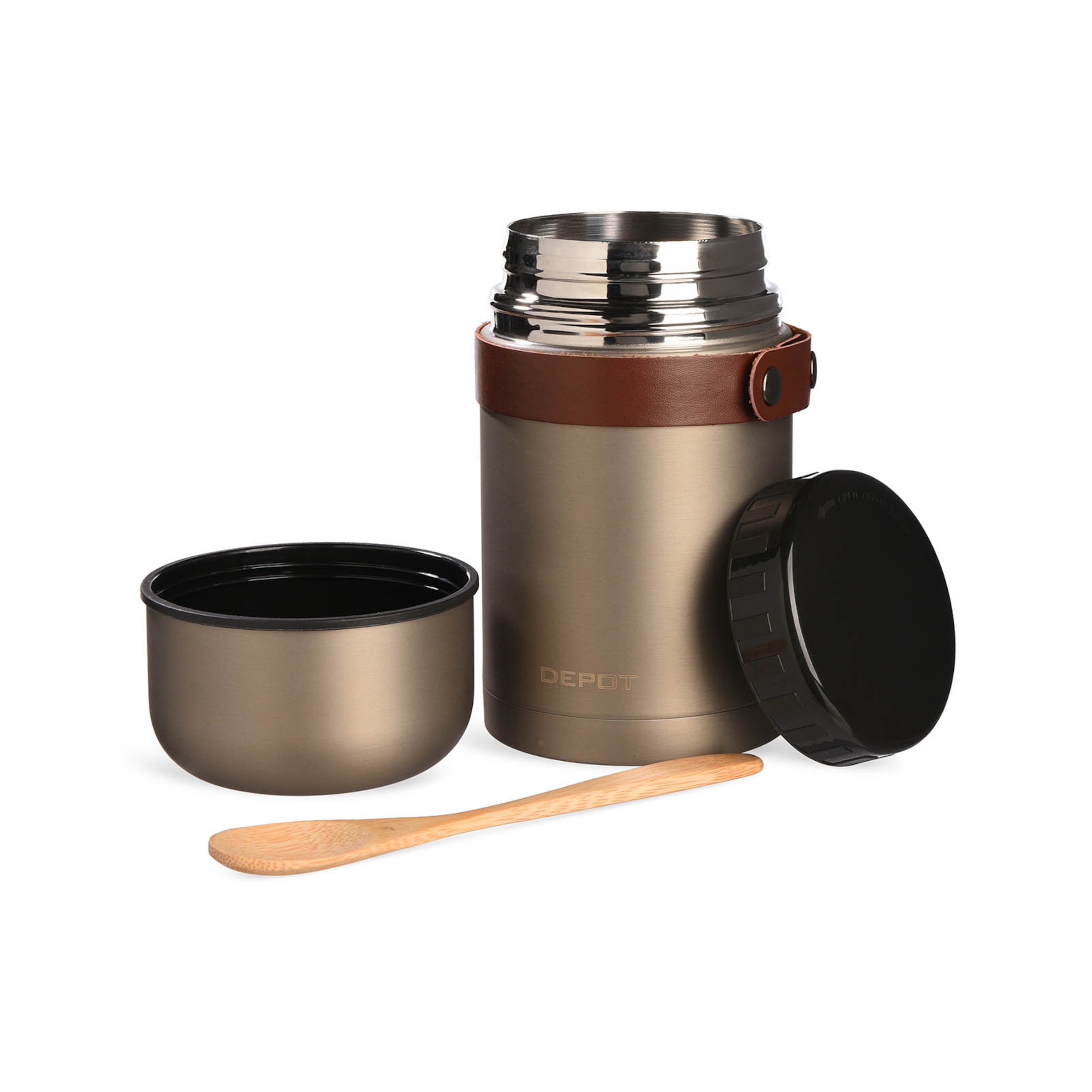 platin, ⌀ 10 x H 19 cm, 2-teilig