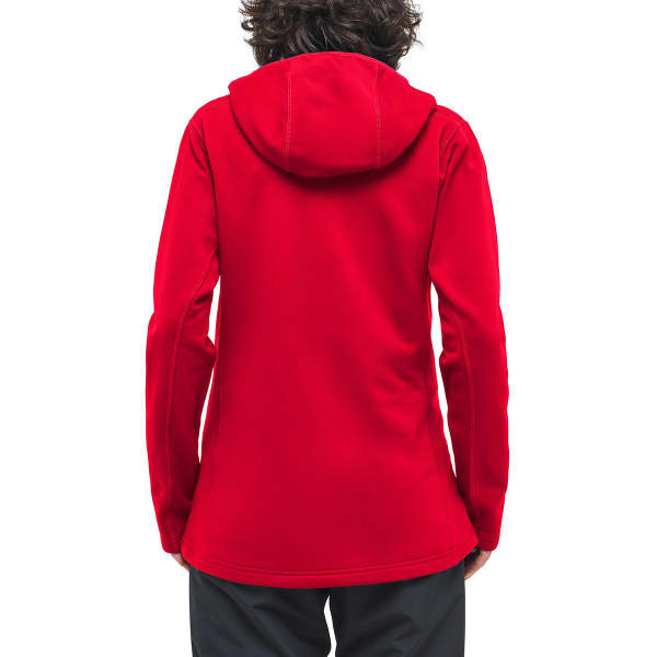 Veste polaire ski rando HAGLÖFS ROSSON MID HOOD W BRIGHT RED