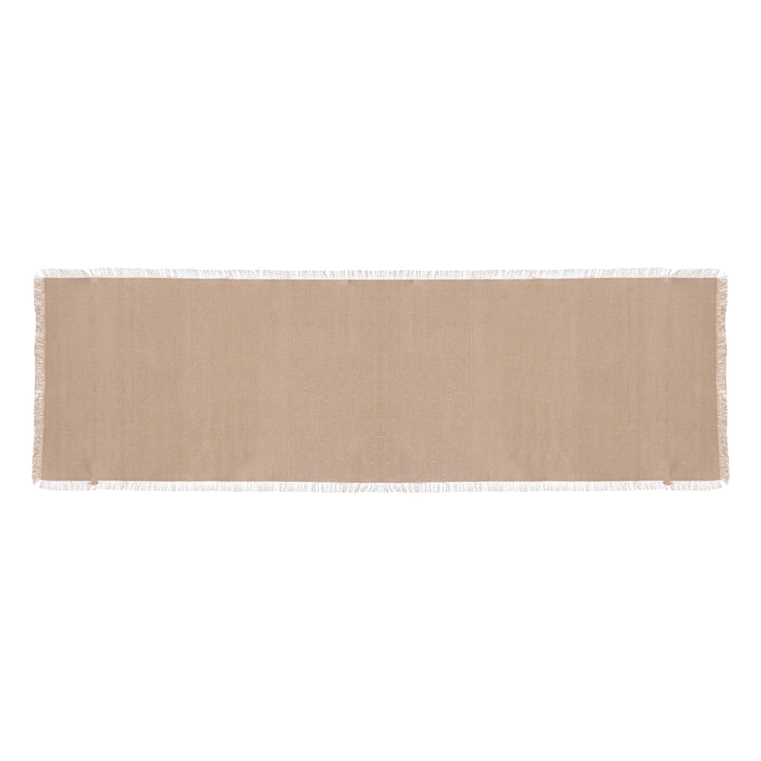 CHEMIN DE TABLE MAHA BEIGE 38X140CM